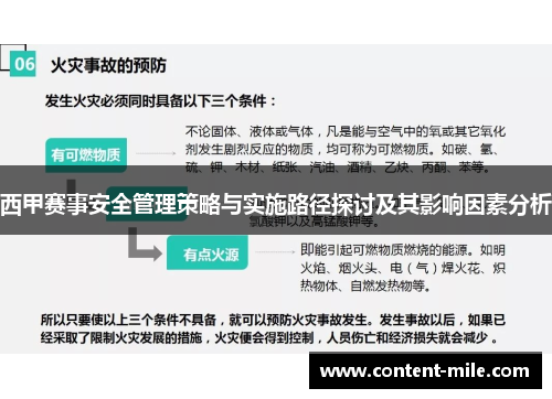 西甲赛事安全管理策略与实施路径探讨及其影响因素分析